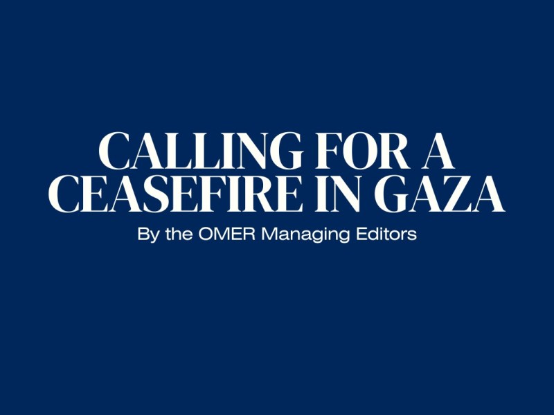 Calling for a ceasefire in Gaza